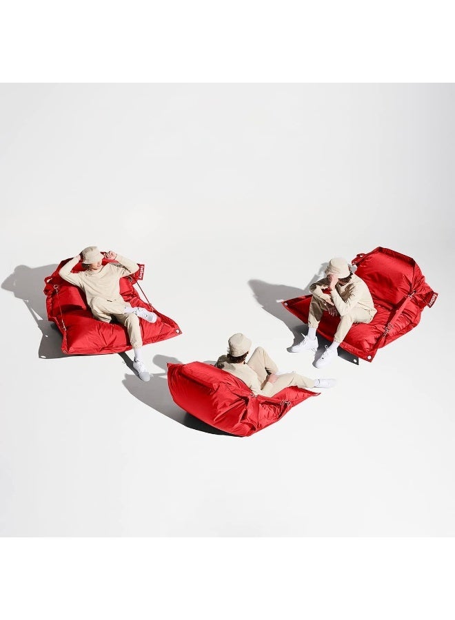 Fatboy Buggle Up Bean Bag | Adjustable & Comfortable | Indoor & Outdoor Use | Water-Repellent Fabric | Versatile & Durable Lounge Seating | Available in olefin fabric | 185 x 132 cm - Red - Image 2